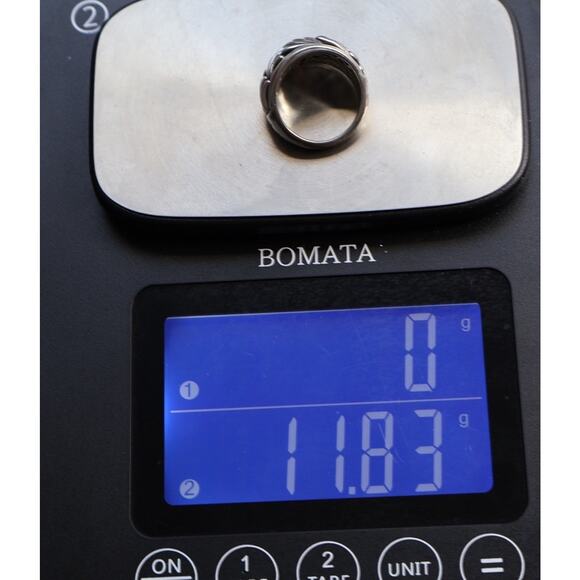 Lagos Sterling Silver 925 Flora Dome Band Ring 11.83G / Sz 7 - Picture 6 of 6